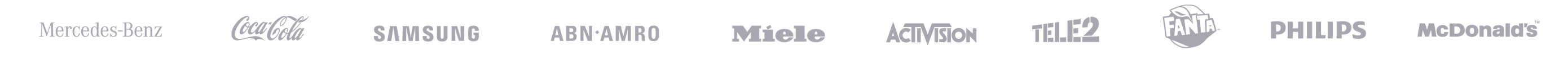 Trusted brands showcase