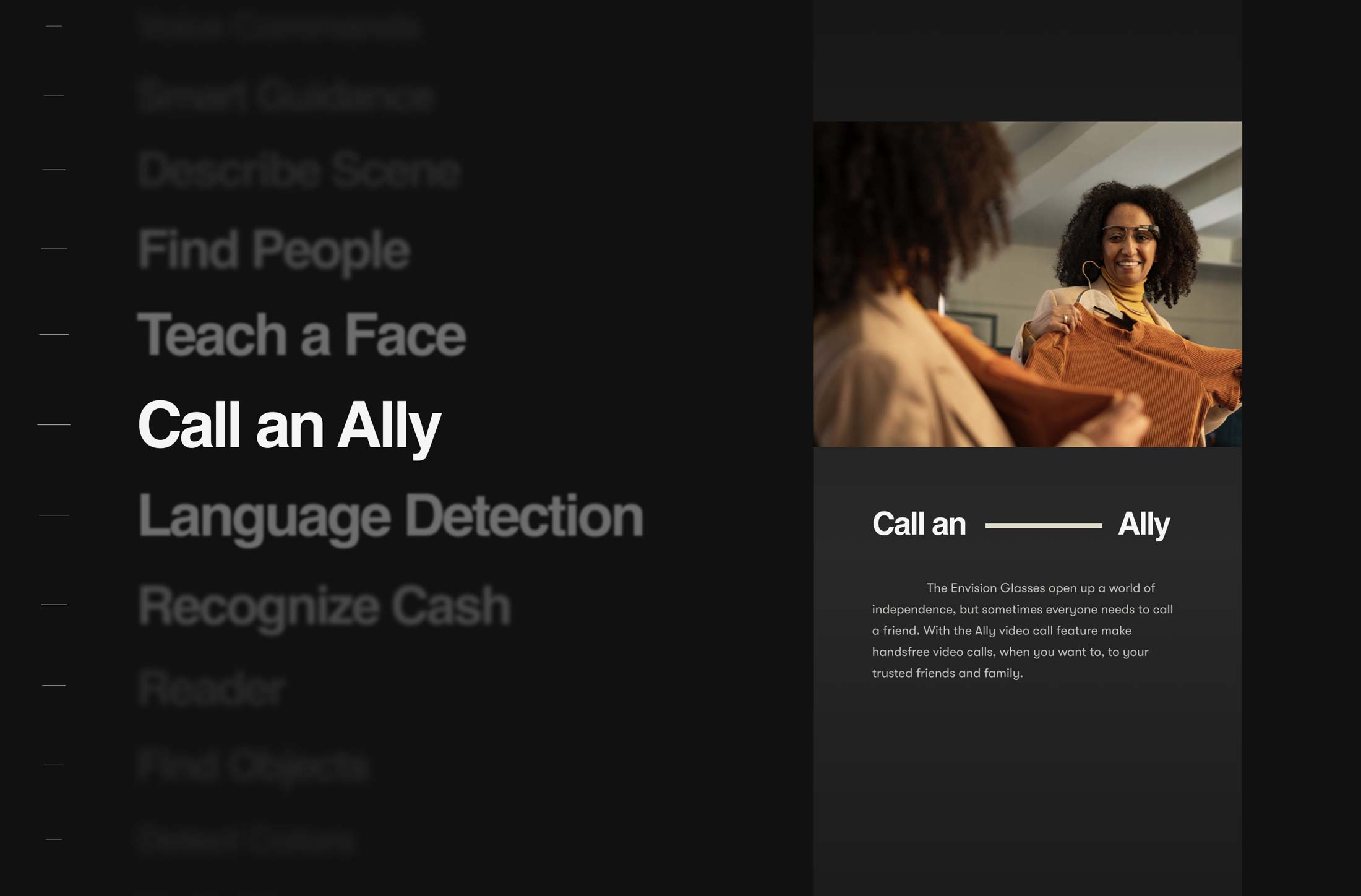 Style features of Envision