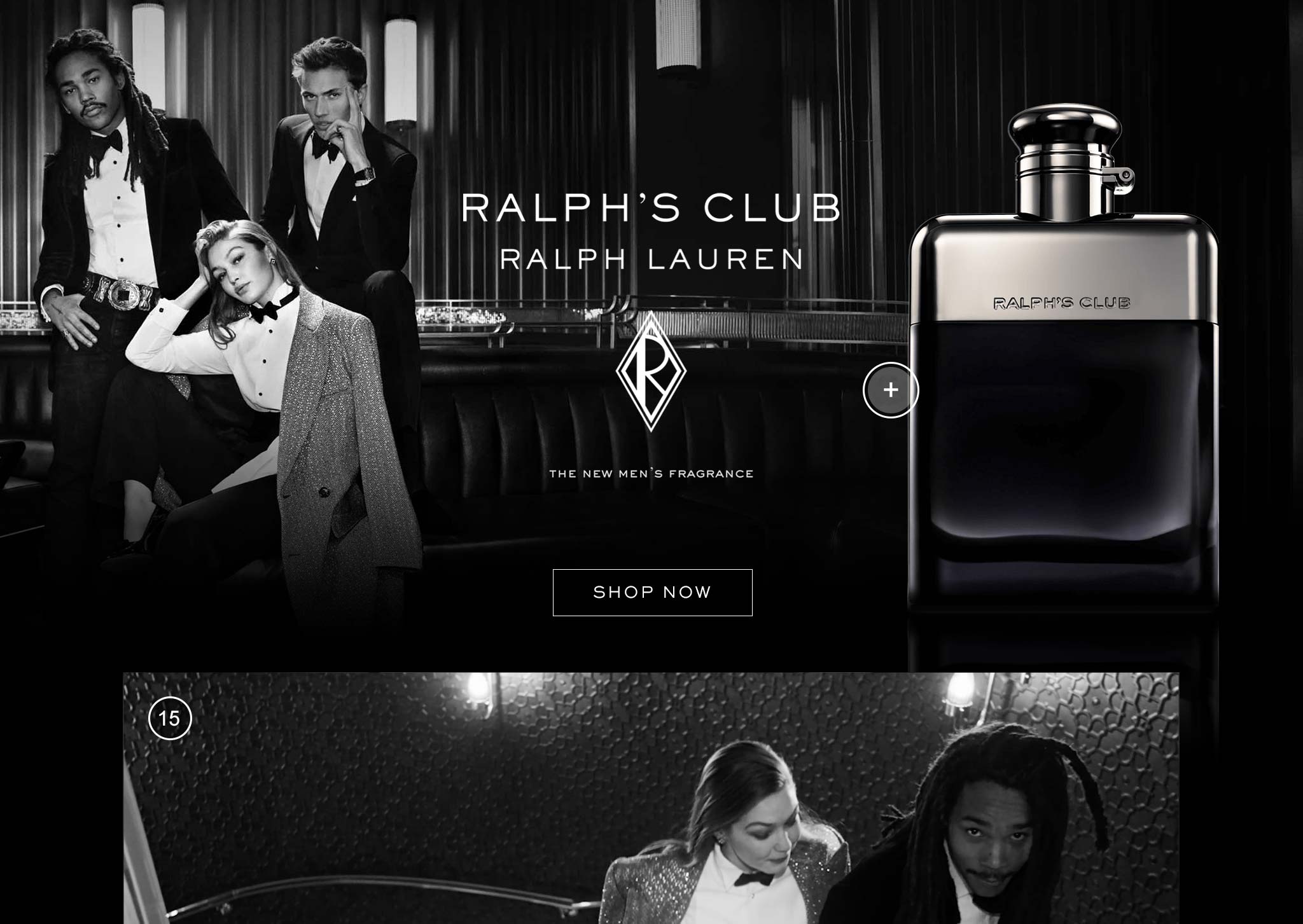 Fullscreen advertisement for Ralph Lauren